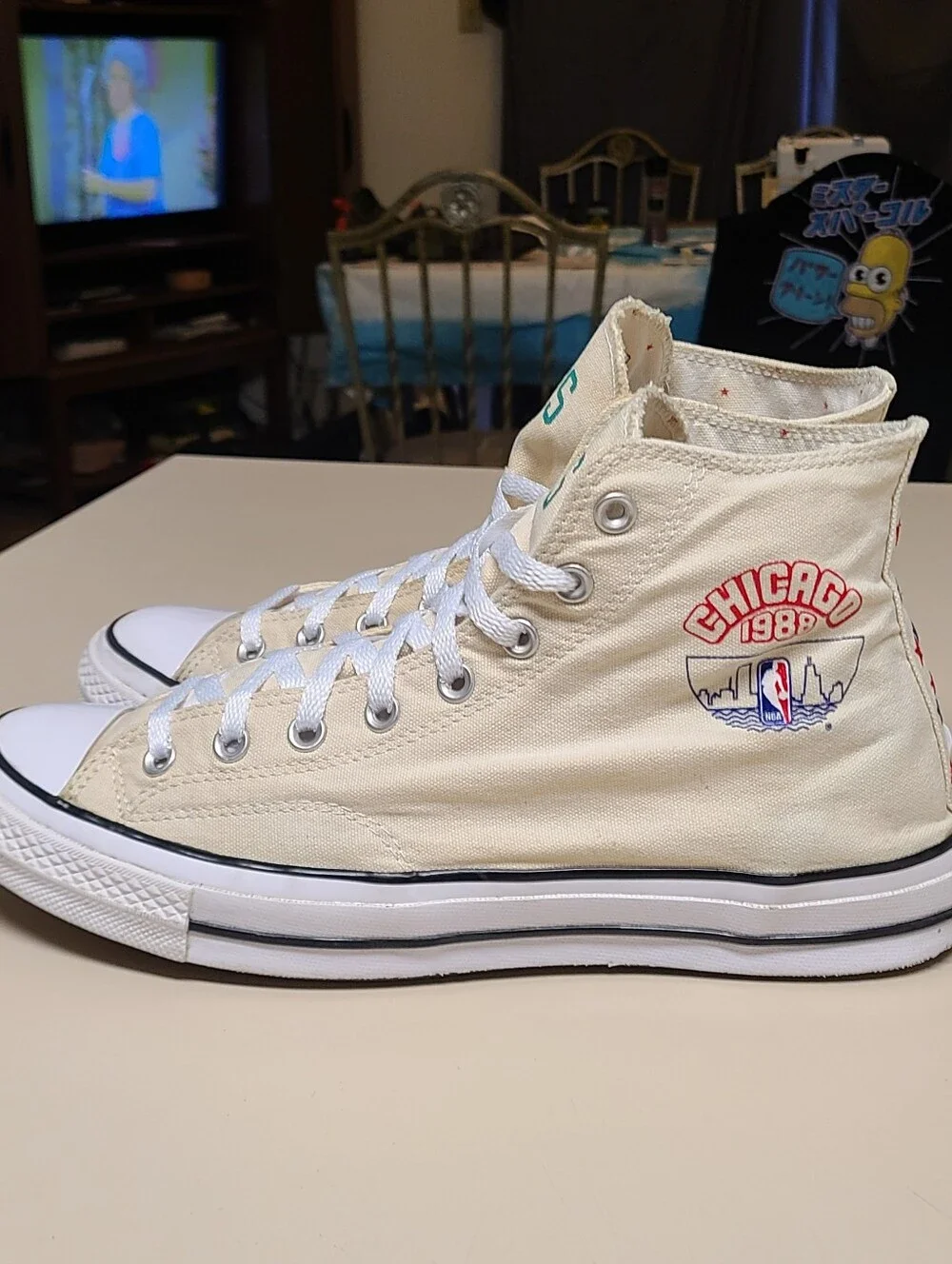 Converse X NBA CTAS Chuck 70 Chicago Allstar Game hi top sneakers size 11 - Picture 5 of 12